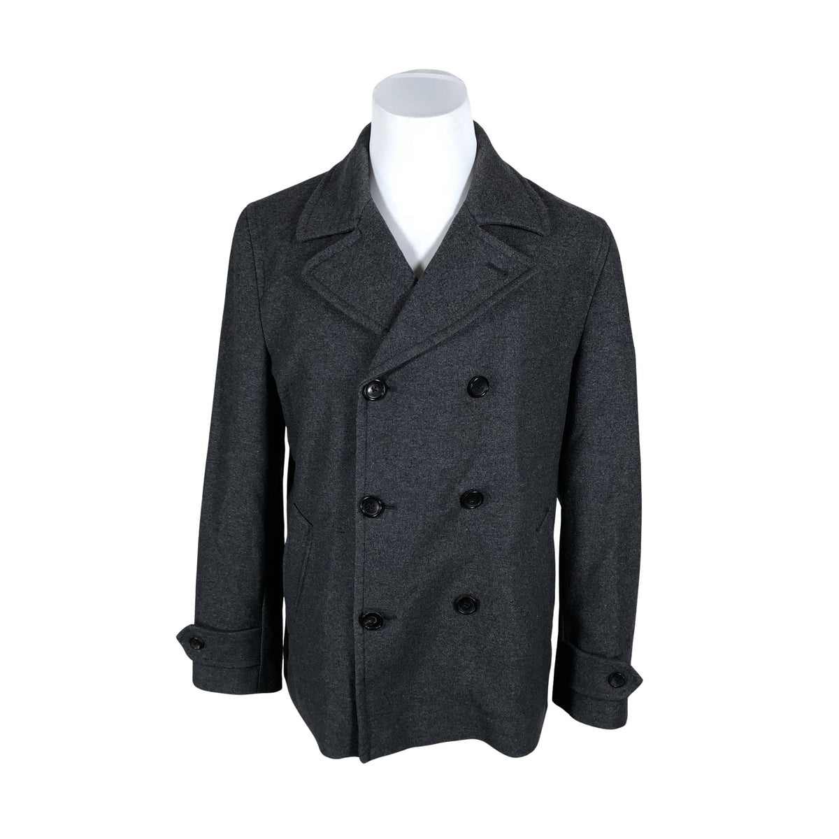 Unisex Marc O'Polo - Wool coat, size L - Gray (1)