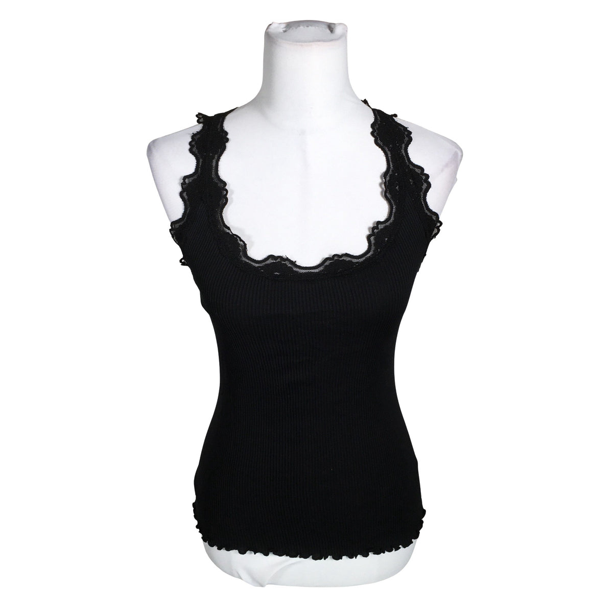Unisex Rosemunde - Tricot tank top, size 36 - Black (1)
