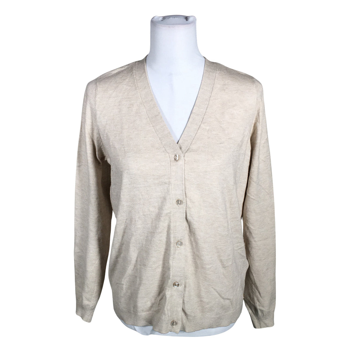 Unisex Cream - Cardigan, size 40 - Beige (1)