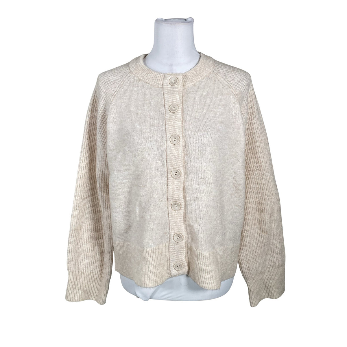Unisex Selected - Cardigan, size 40 - Beige (1)