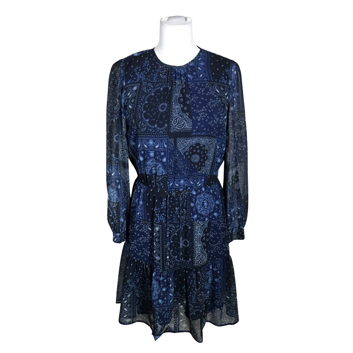 Unisex Tommy Hilfiger - Schiffon dress, size 34 - Blue (1)