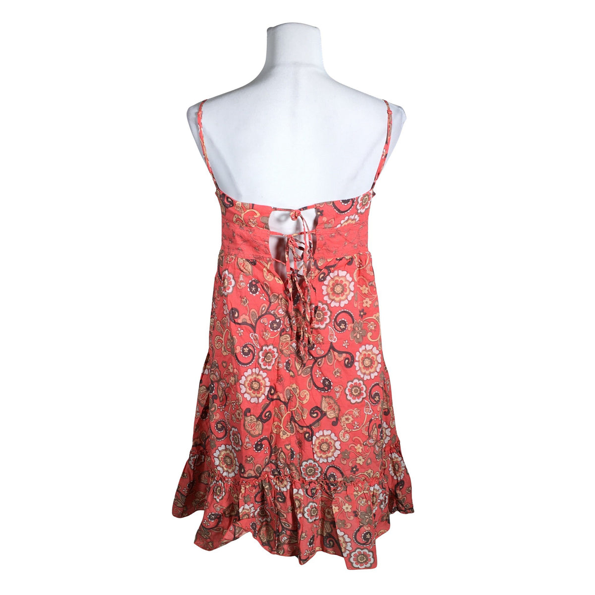 Unisex Benetton - Summer dress, size 34 - Red (2)