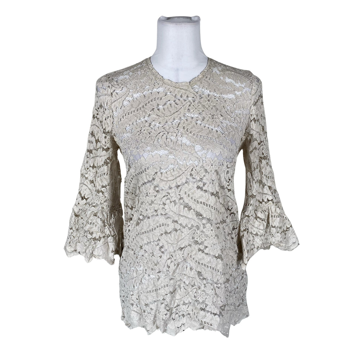 Unisex Andiata - Party shirt, size 38 - Beige (1)