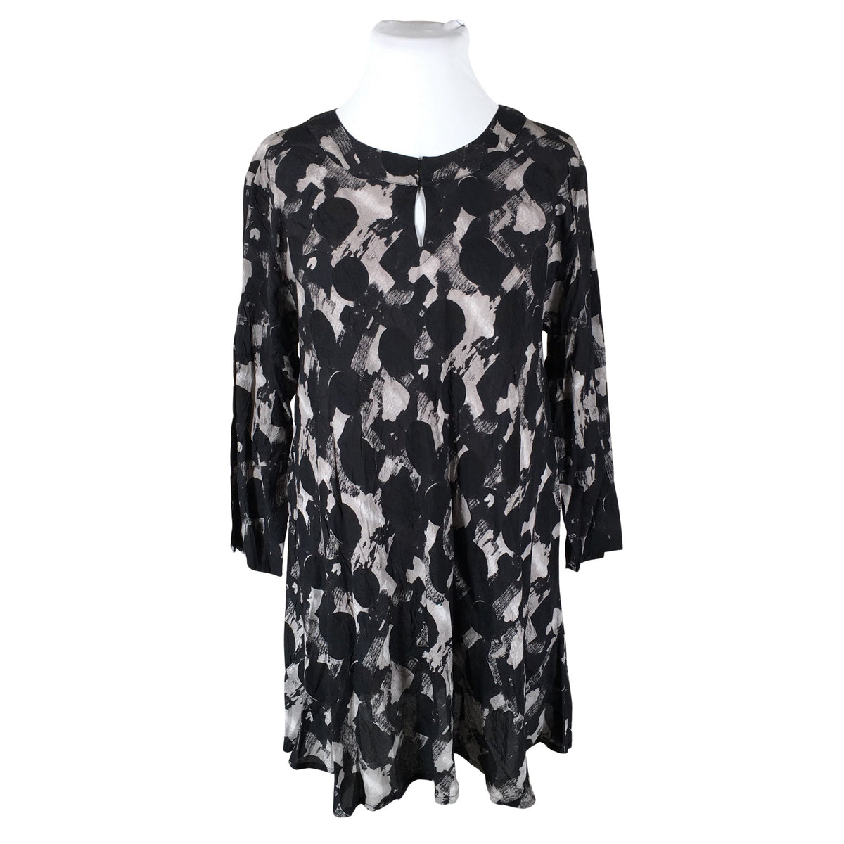 Unisex The Masai - Schiffon dress, size 44 - Black (1)