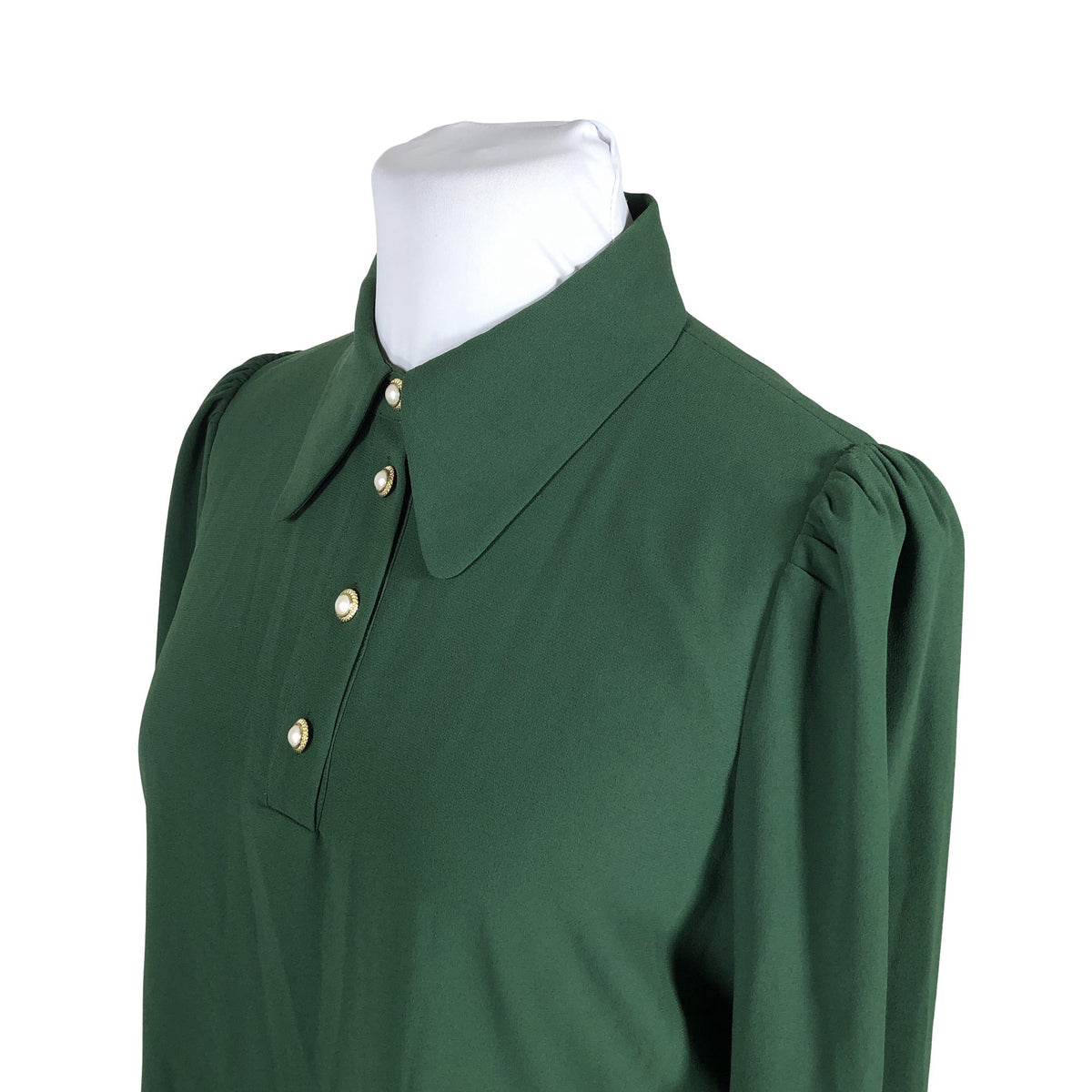 Unisex Tara Jarmon - Schiffon dress, size 44 - Green (3)