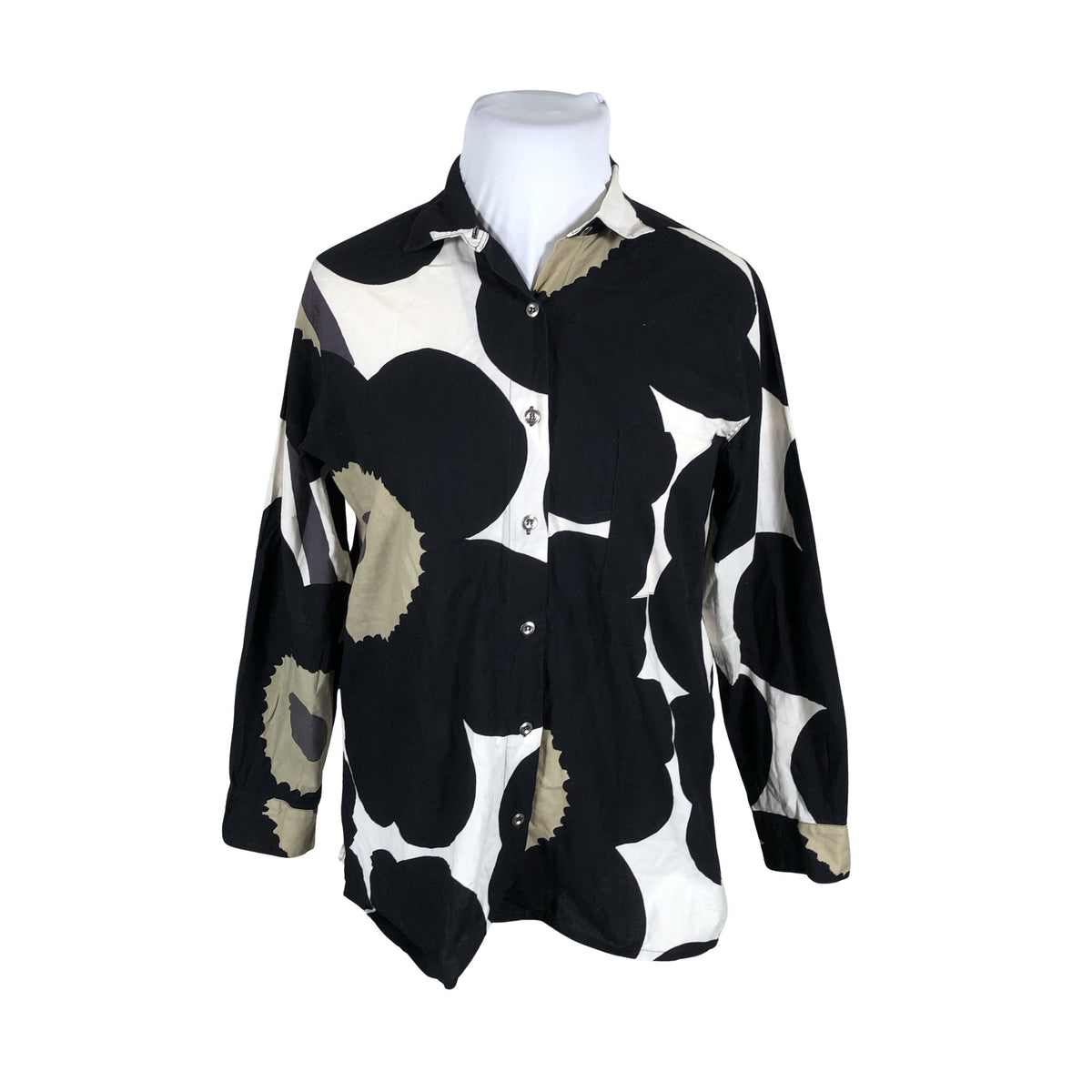 Unisex Marimekko - Collared shirt, size 42 - Black (1)
