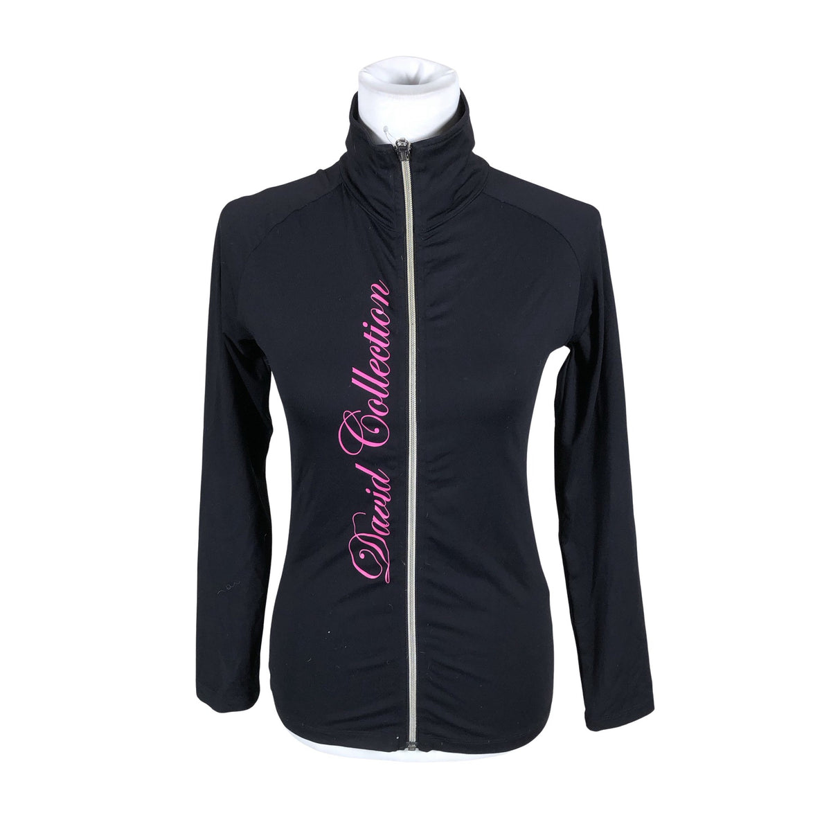Unisex David - Sports shirt, long sleeve, size 34 - Black (1)
