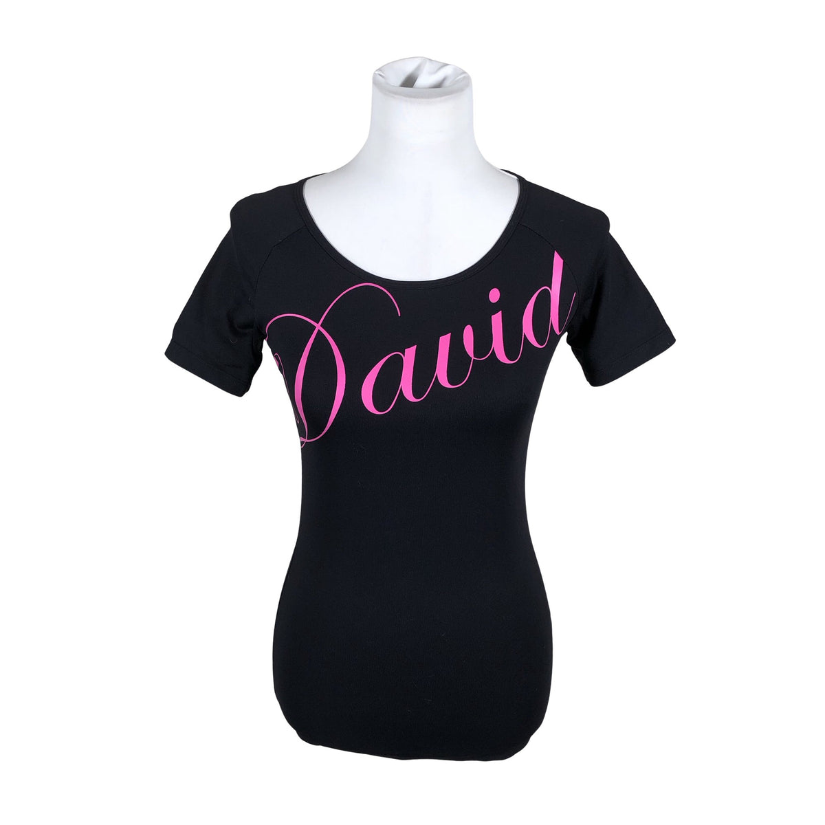 Unisex David - Sports shirt, short sleeve, size 34 - Black (1)