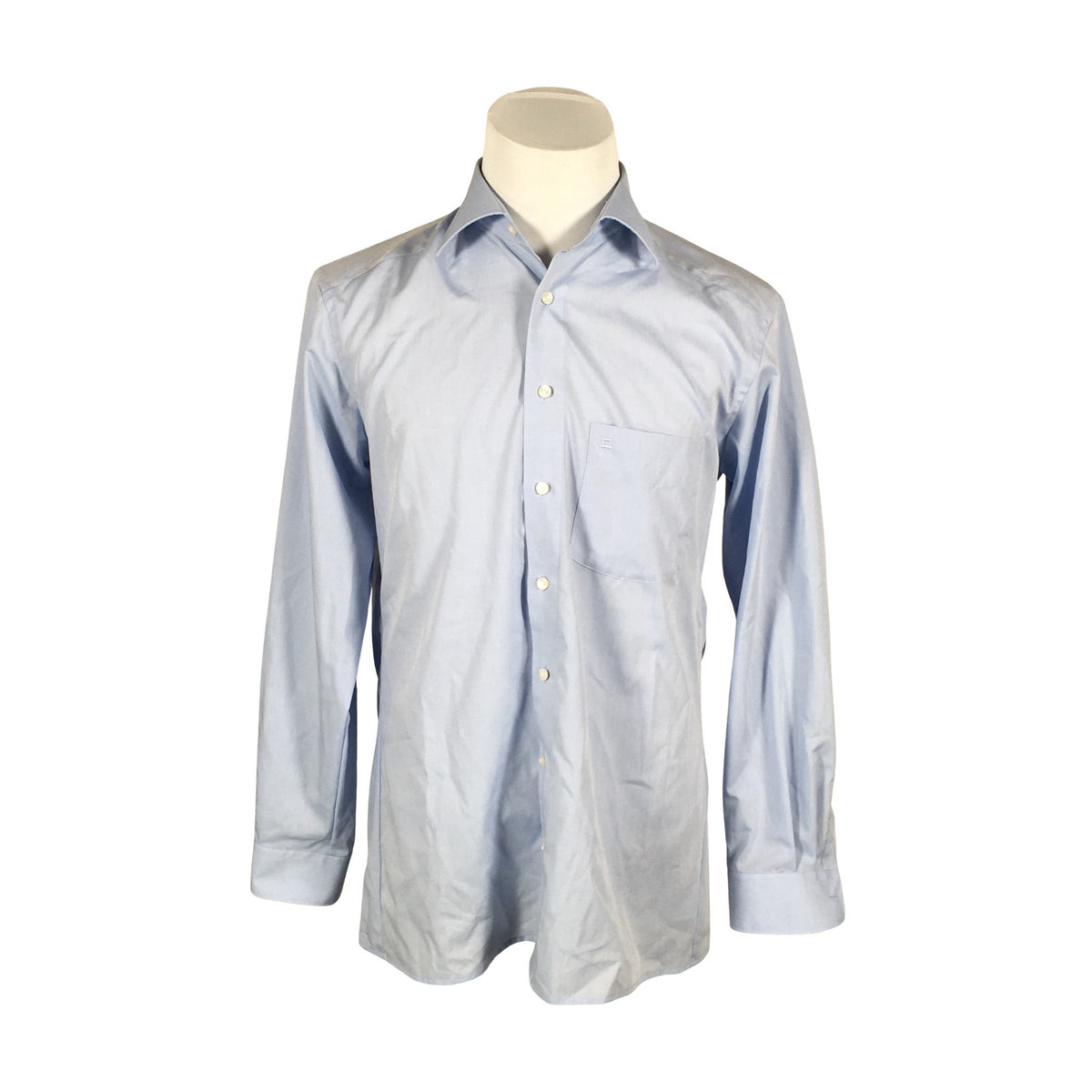 Unisex Olymp - Collared shirt, size L - Light blue (1)