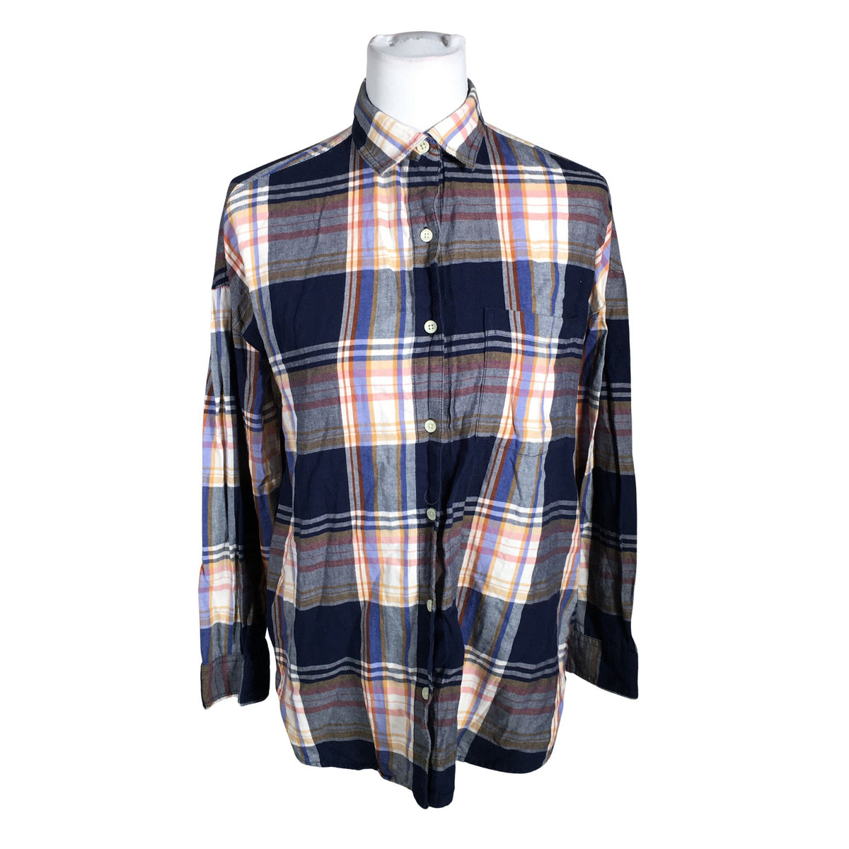 Unisex Old Navy - Flannel shirt, size 38 - Blue (1)