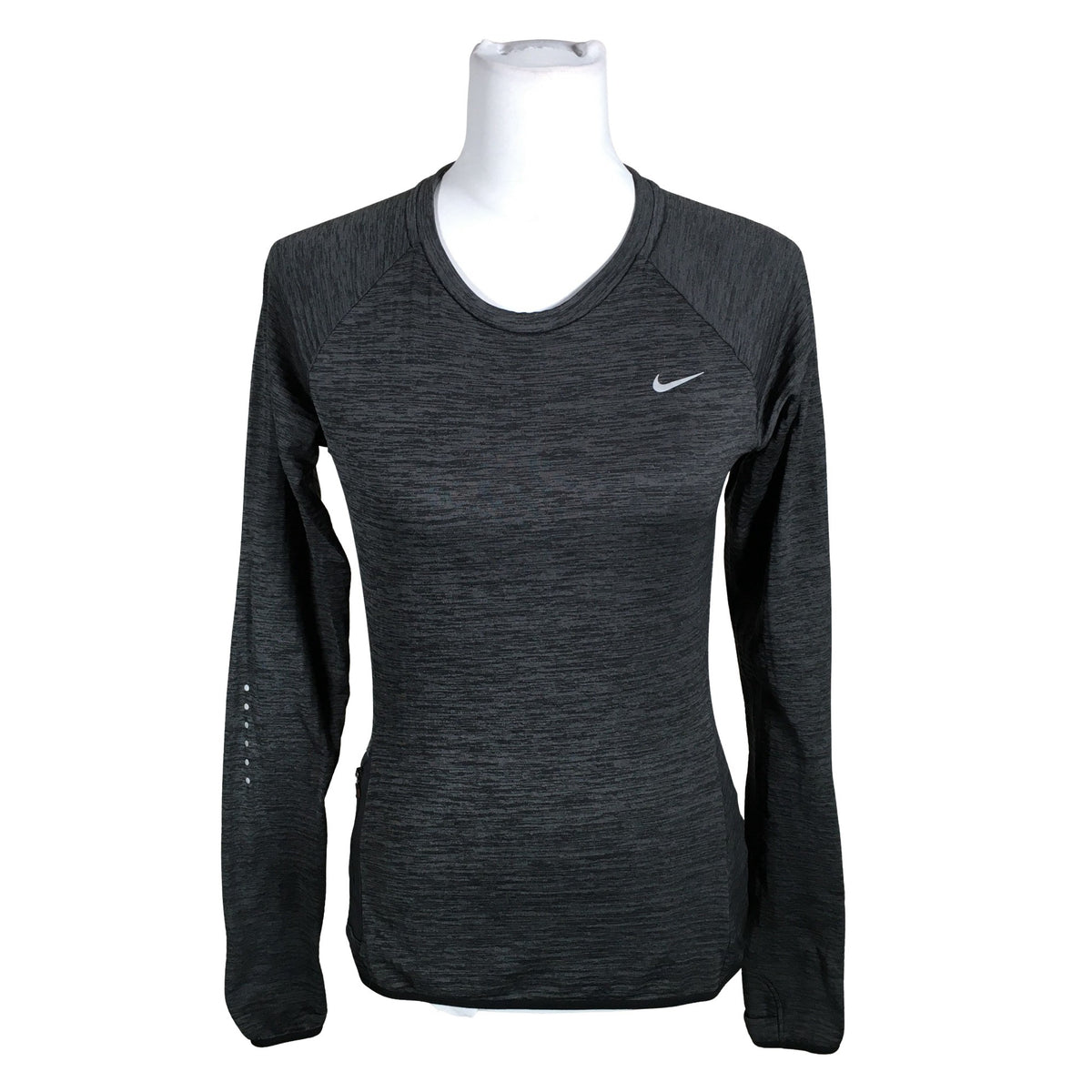 Unisex Nike - Sports shirt, long sleeve, size 34 - Gray (1)