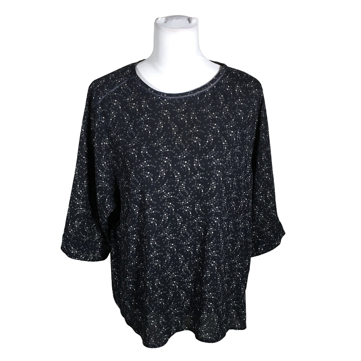 Unisex Scotch&Soda - Schiffon tunic, size 40 - Blue (1)