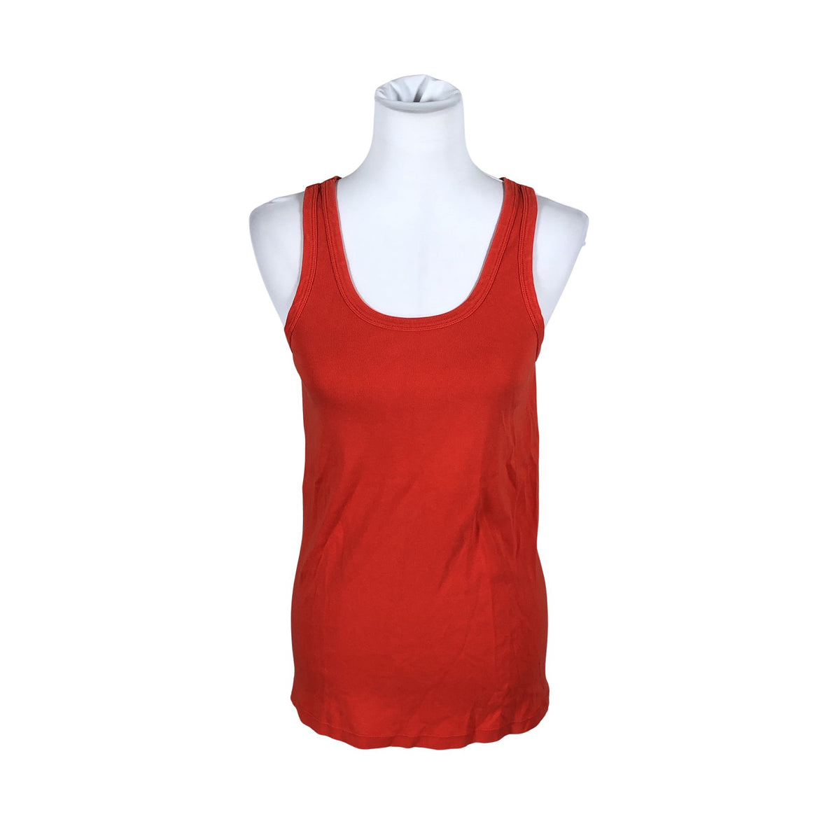 Unisex by Malene Birger - Tricot tank top, size 38 - Red (1)