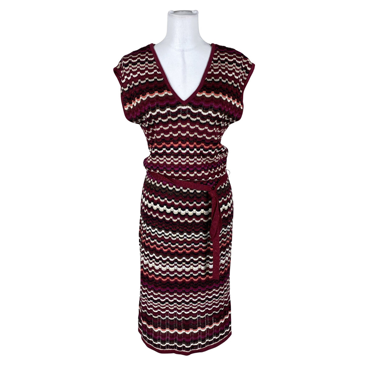 Unisex Lindex - Knit dress, size 36 - Wine red (1)
