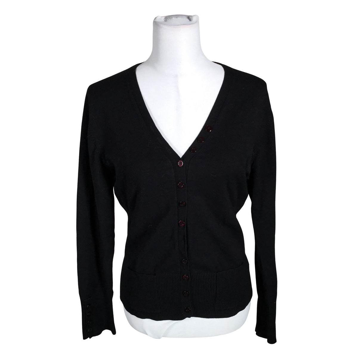 Unisex Part two - Cardigan, size 40 - Black (1)