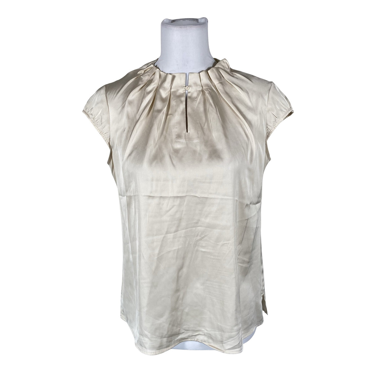 Unisex Comma - Short-sleeved blouse, size 36 - Gold (1)
