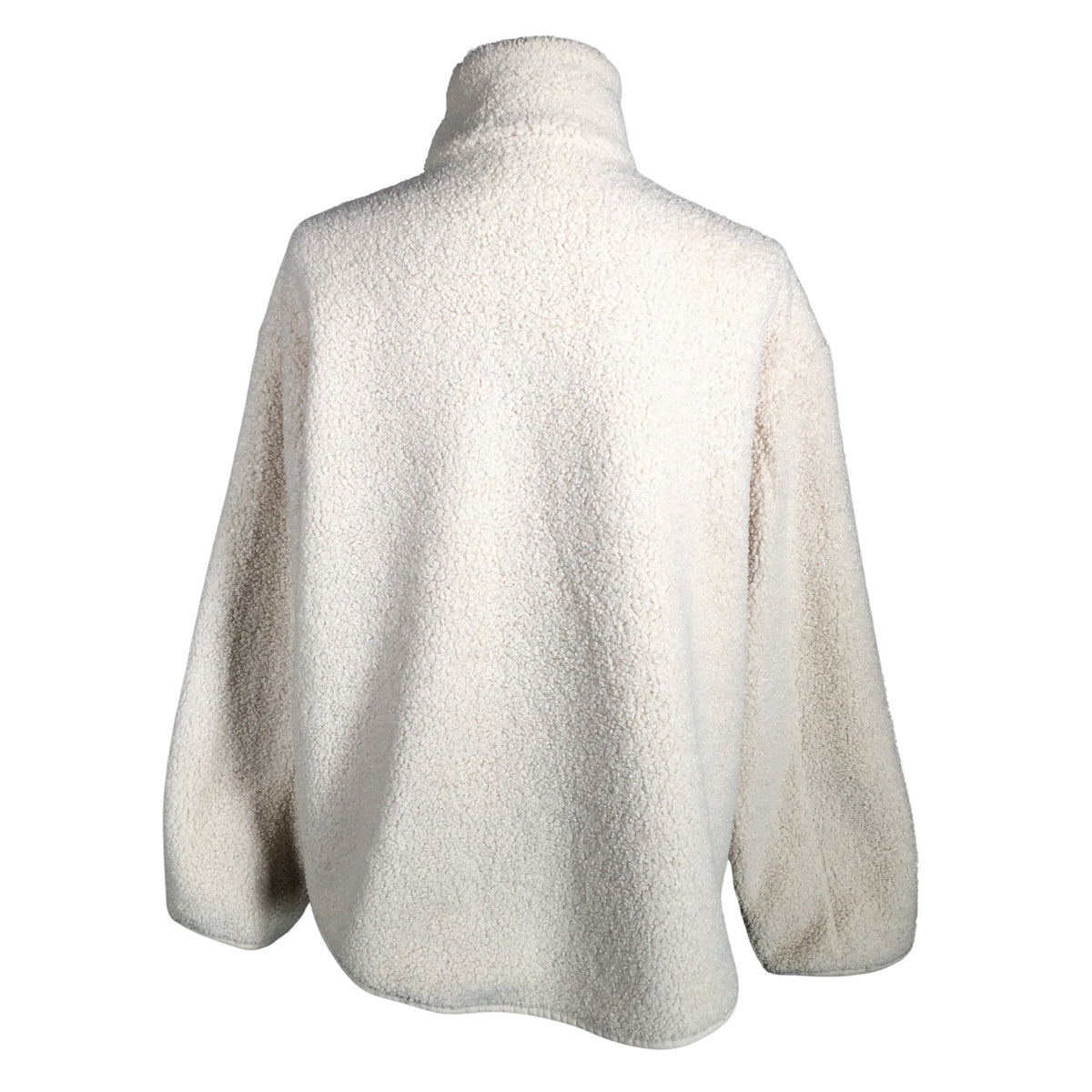 Unisex MSCH Copenhagen - Faux fur coat, size 38 - Natural white (2)
