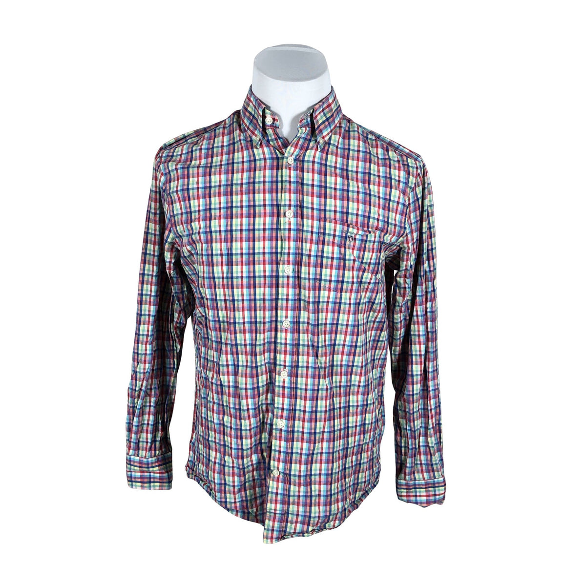 Unisex Gant - Collared shirt, size M - Blue (1)