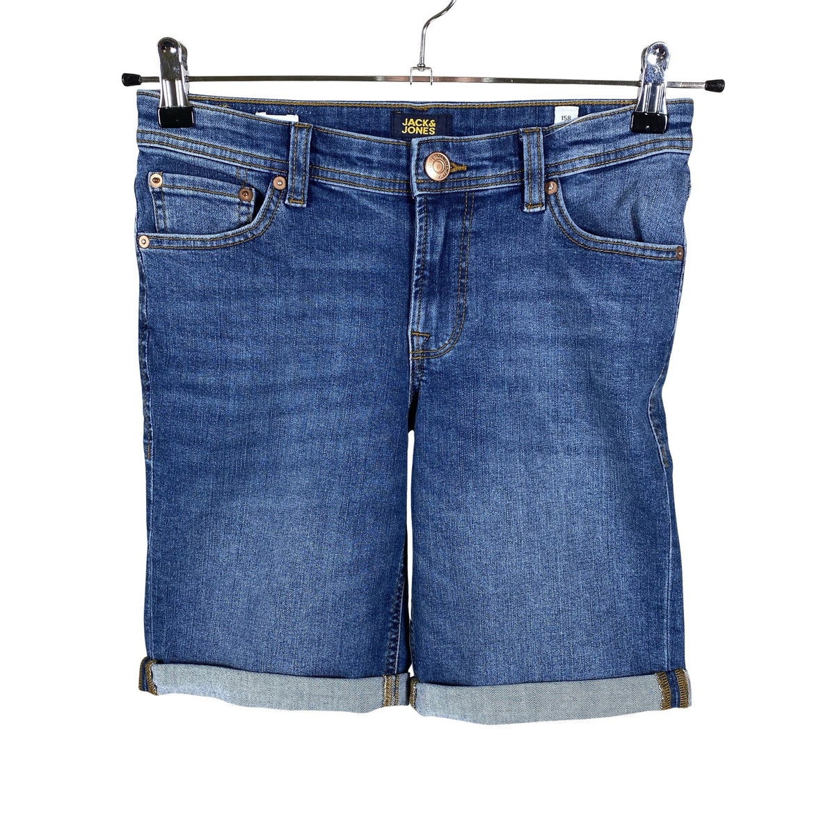 Unisex Jack & Jones - Denim shorts, size 152 - 158 - Blue (1)