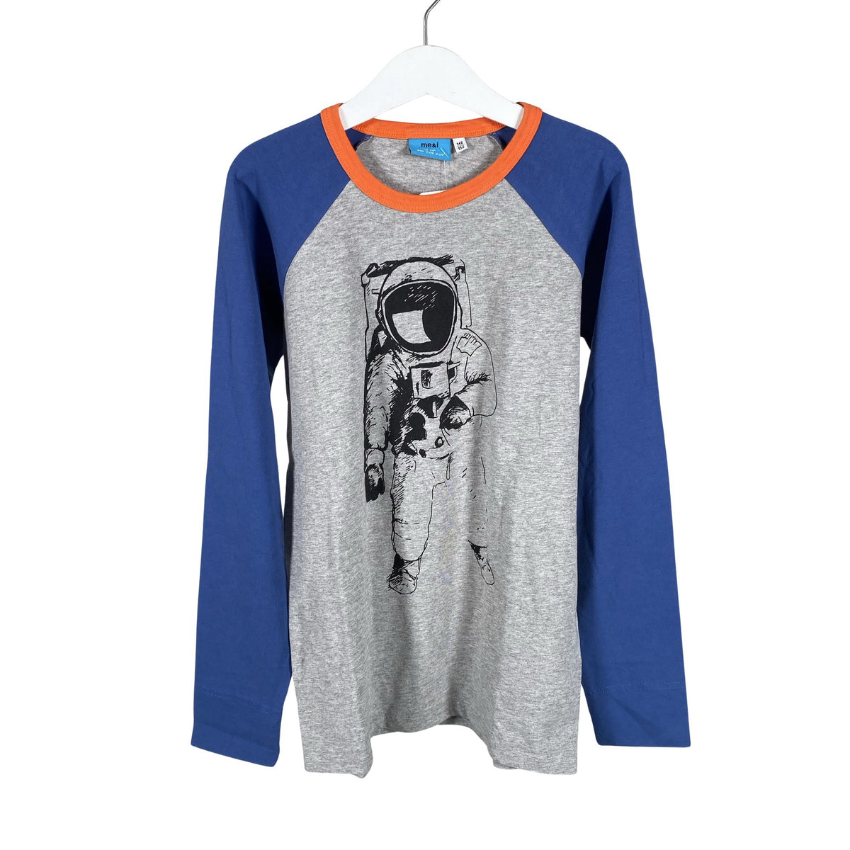 Unisex me&i - Tricot shirt, size 146 - 152 - Gray (1)