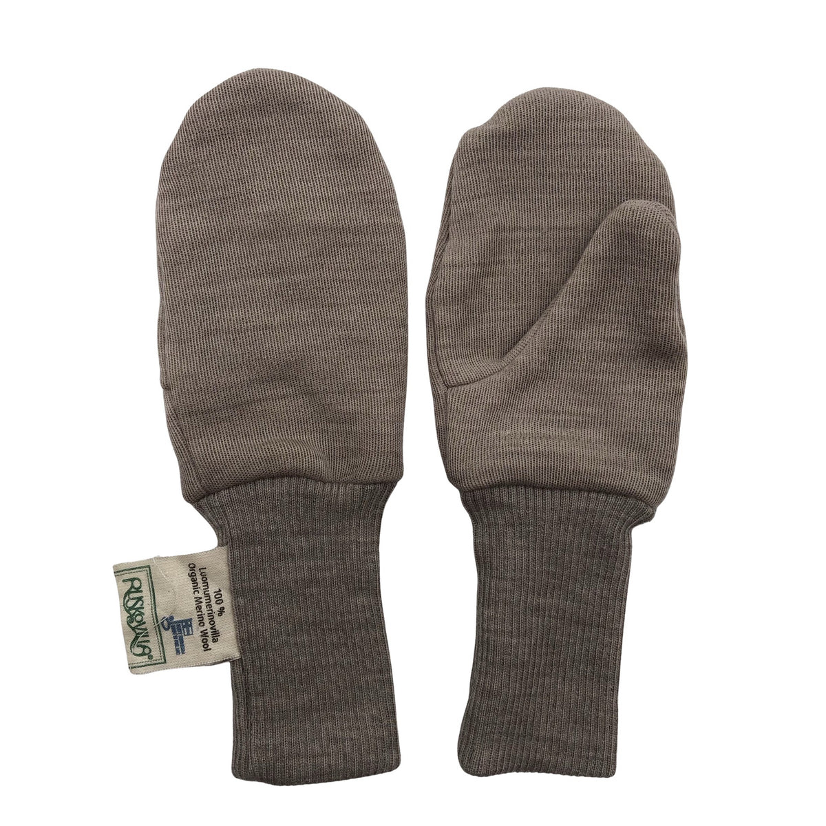 Unisex Ruskovilla - Mittens, size 1 - 2 vuotta - Gray (1)