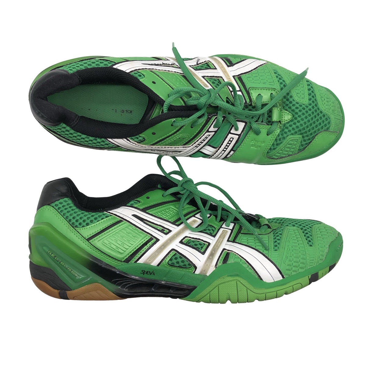 Unisex Asics - Indoor sports shoes, size S - Green (1)