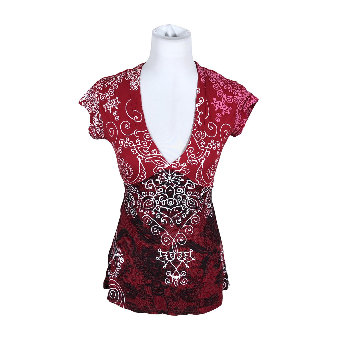 Unisex Desigual - T-shirt, size 36 - Red (1)