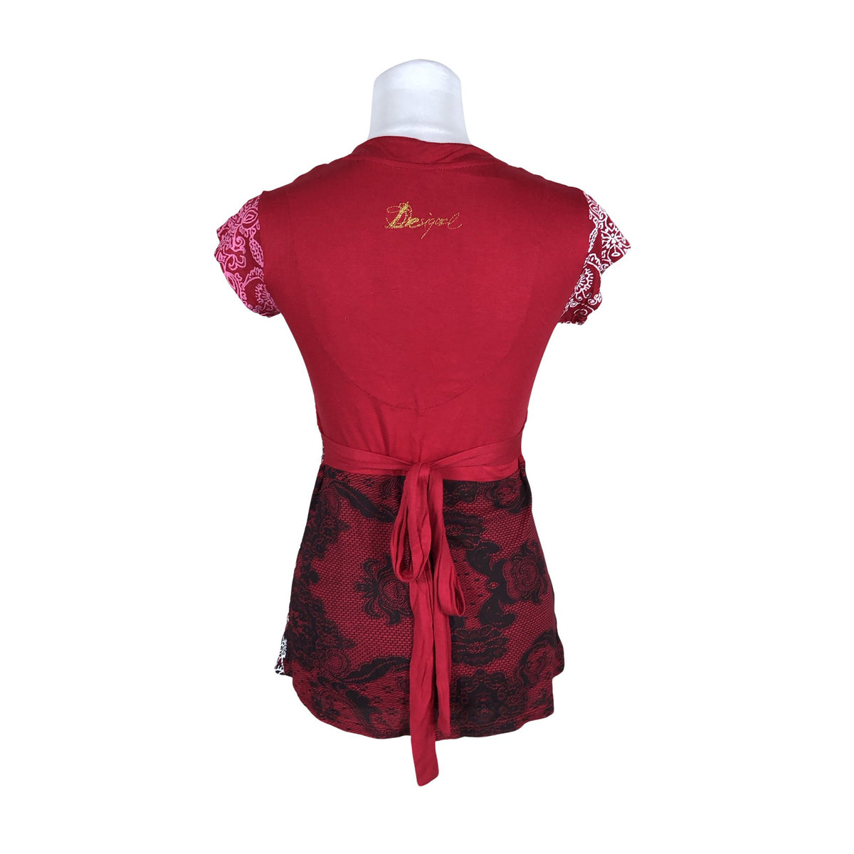Unisex Desigual - T-shirt, size 36 - Red (2)