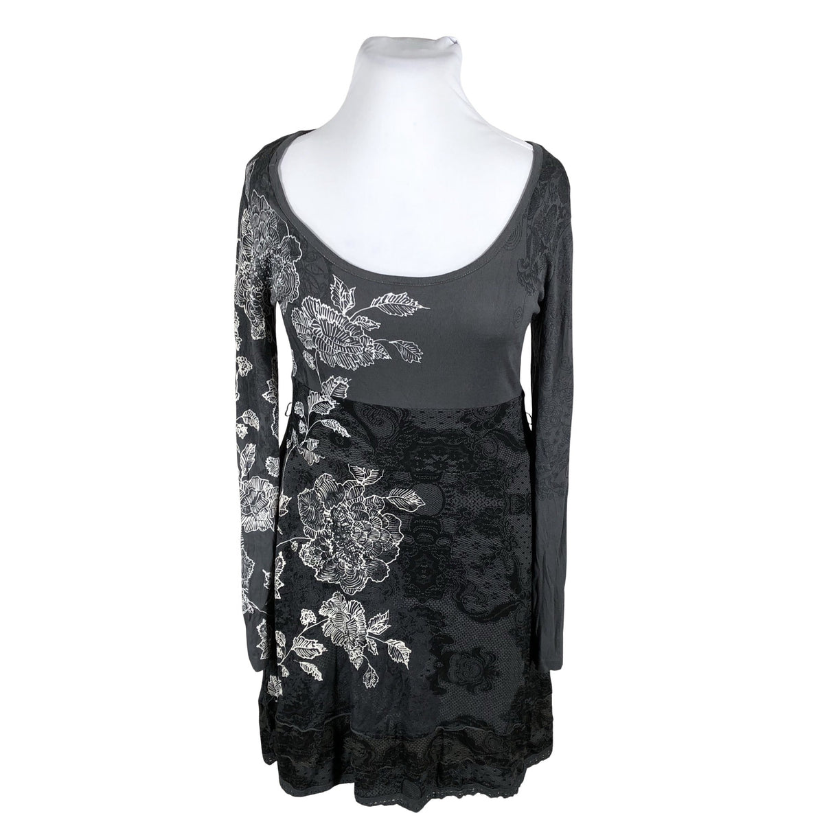 Unisex Desigual - Tricot dress, size 42 - Gray (1)