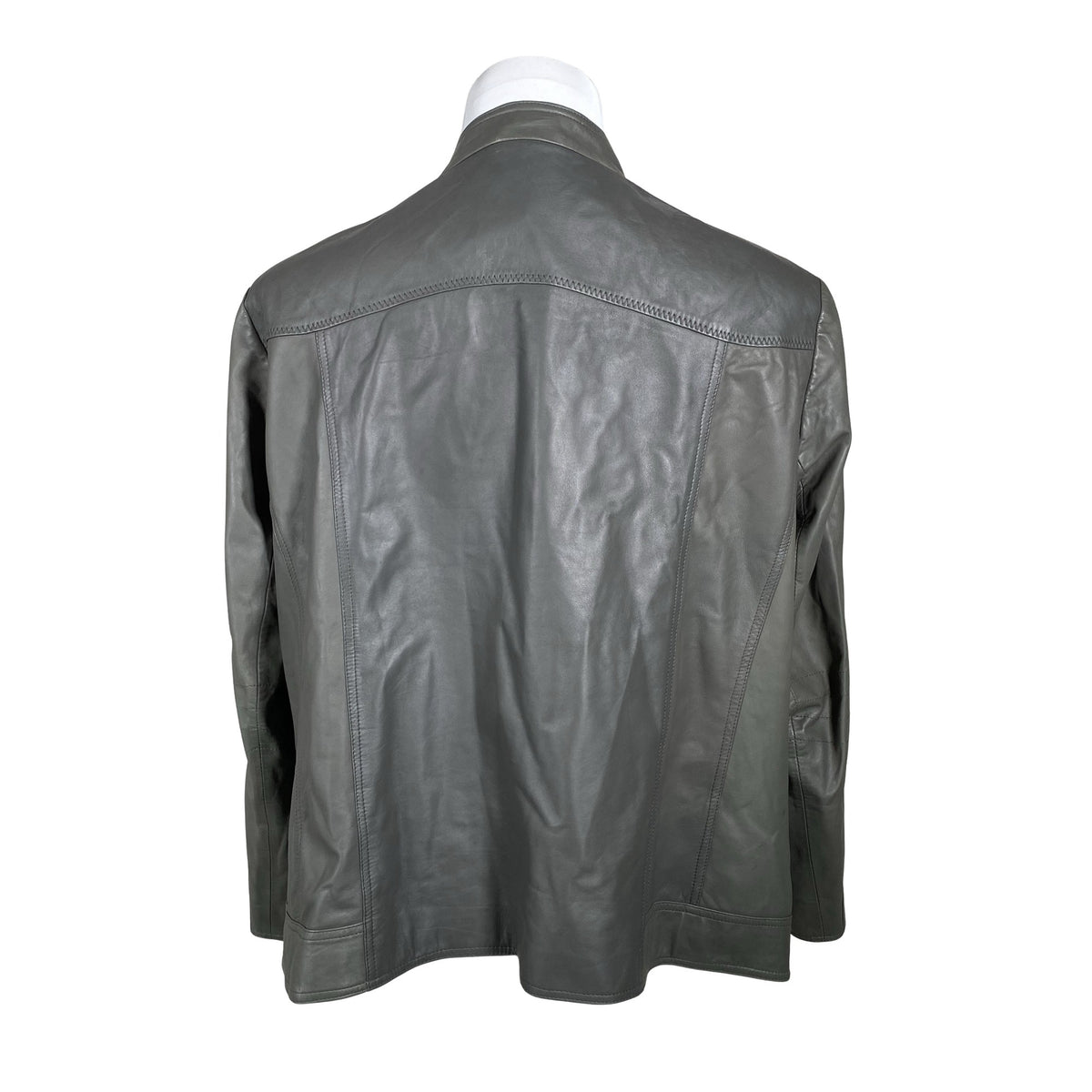 Unisex Samoon - Leather jacket, size L - Gray (2)