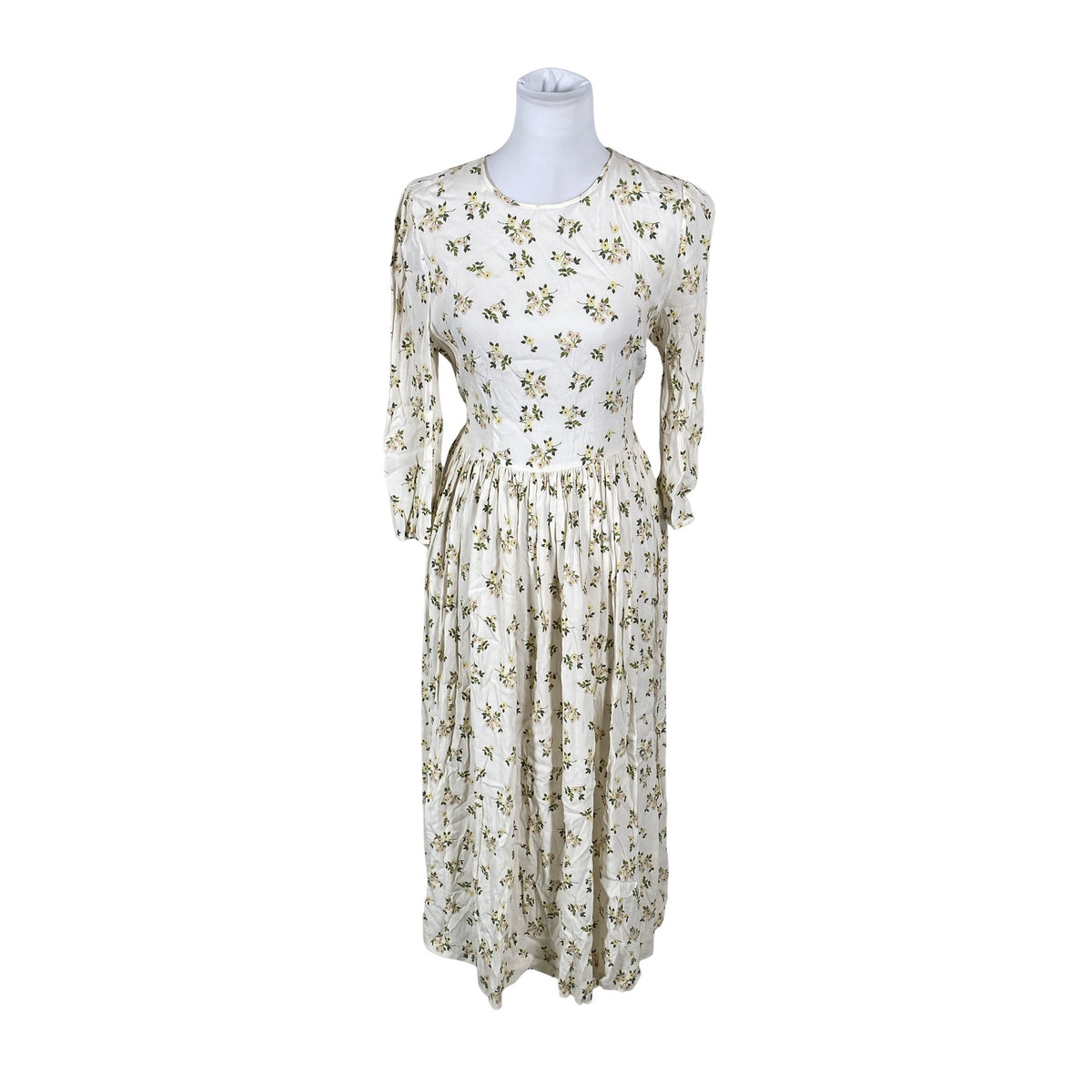 Unisex Andiata - Schiffon dress, size 40 - Natural white (1)