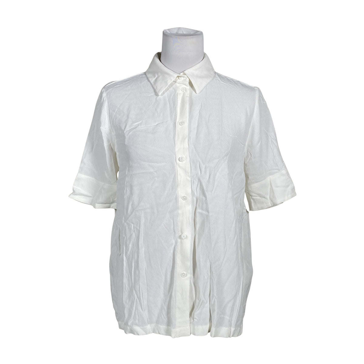 Unisex Gerry Weber - Short-sleeved blouse, size 38 - White (1)