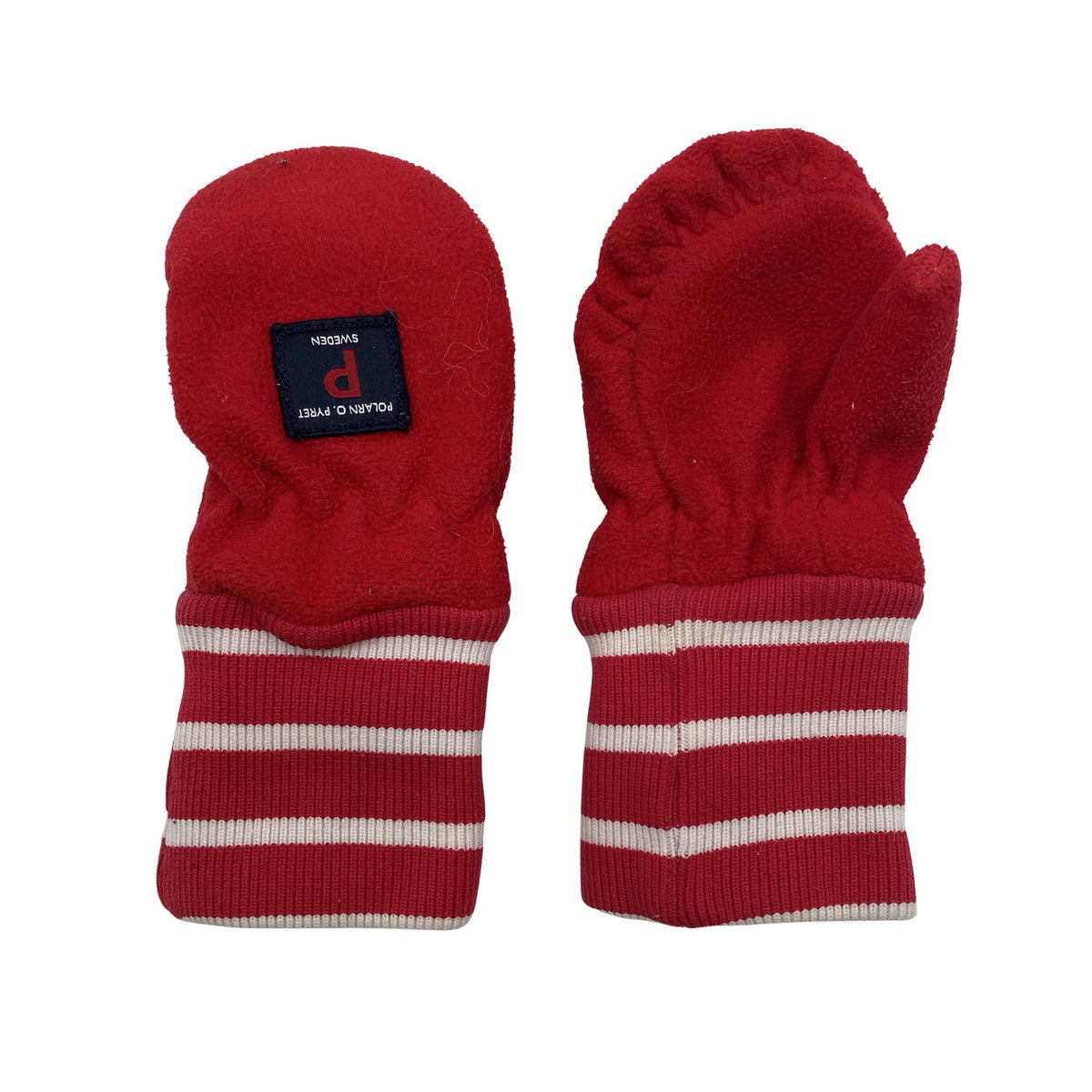Unisex Polarn O. Pyret - Mittens, size 1 - 2 vuotta - Red (1)