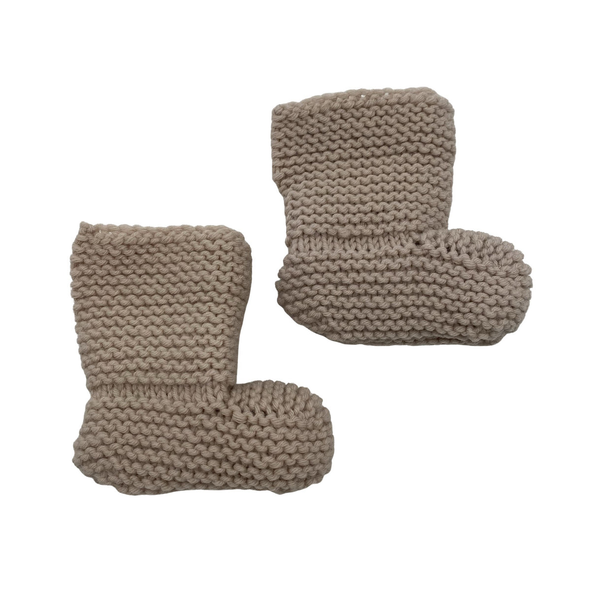 Unisex Handmade - Wool socks, size 15 - Beige (1)