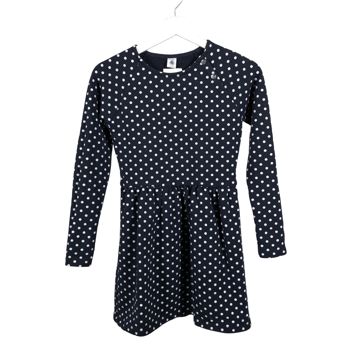Unisex Petit Bateau - Tricot dress, size 146 - 152 - Blue (1)