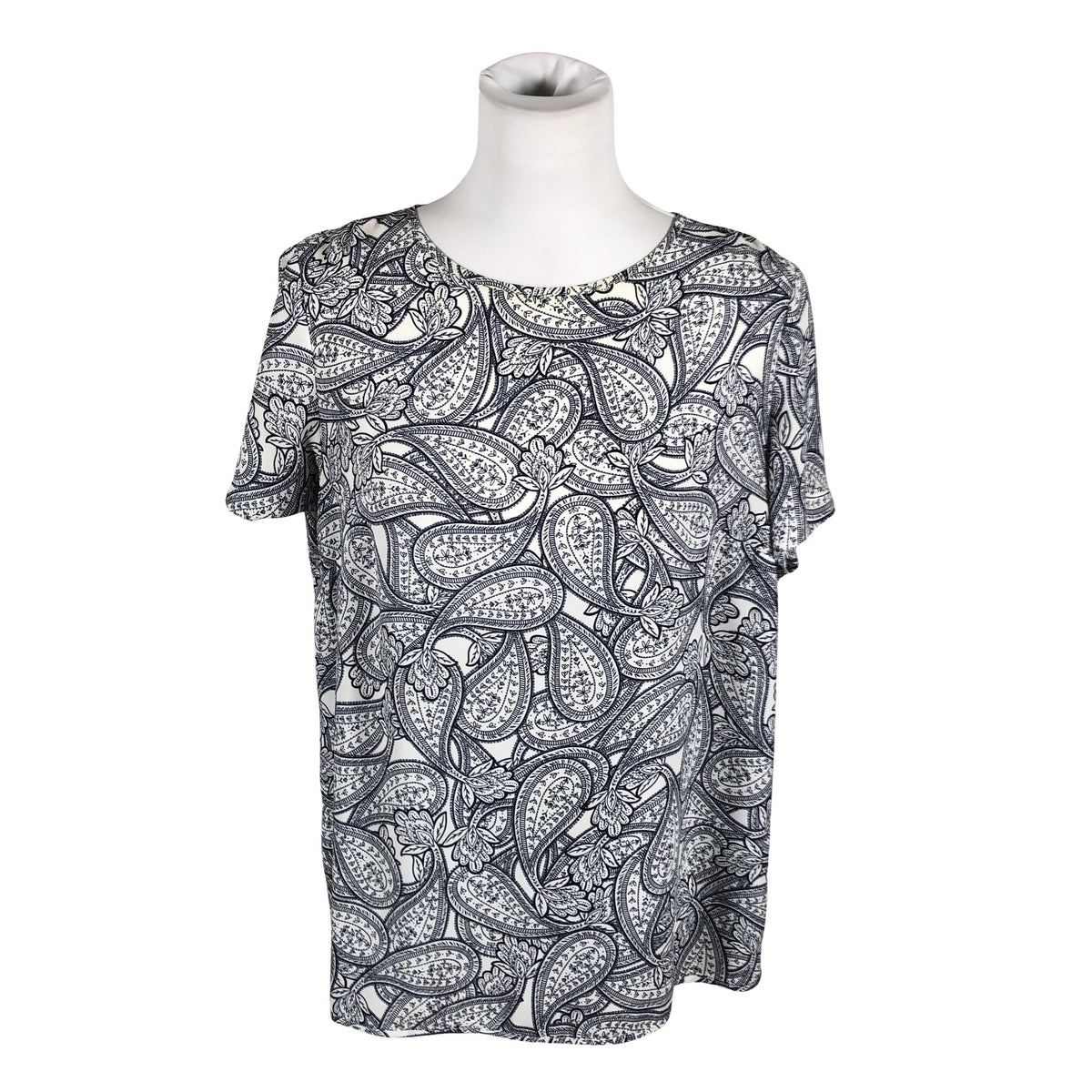 Unisex Cut & Pret - Short-sleeved blouse, size 38 - Blue (1)