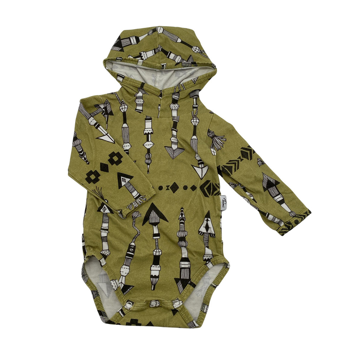 Unisex Taimi - Body, size 68 - 74 - Green (1)