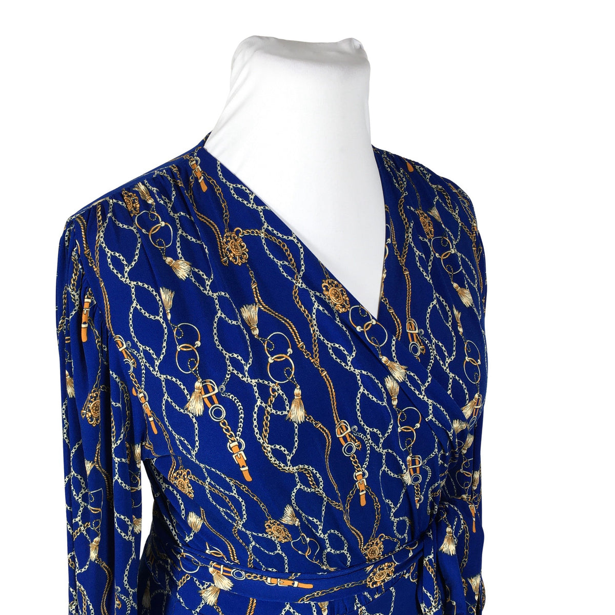 Unisex Donna Nordica - Tricot dress, size 42 - Blue (3)