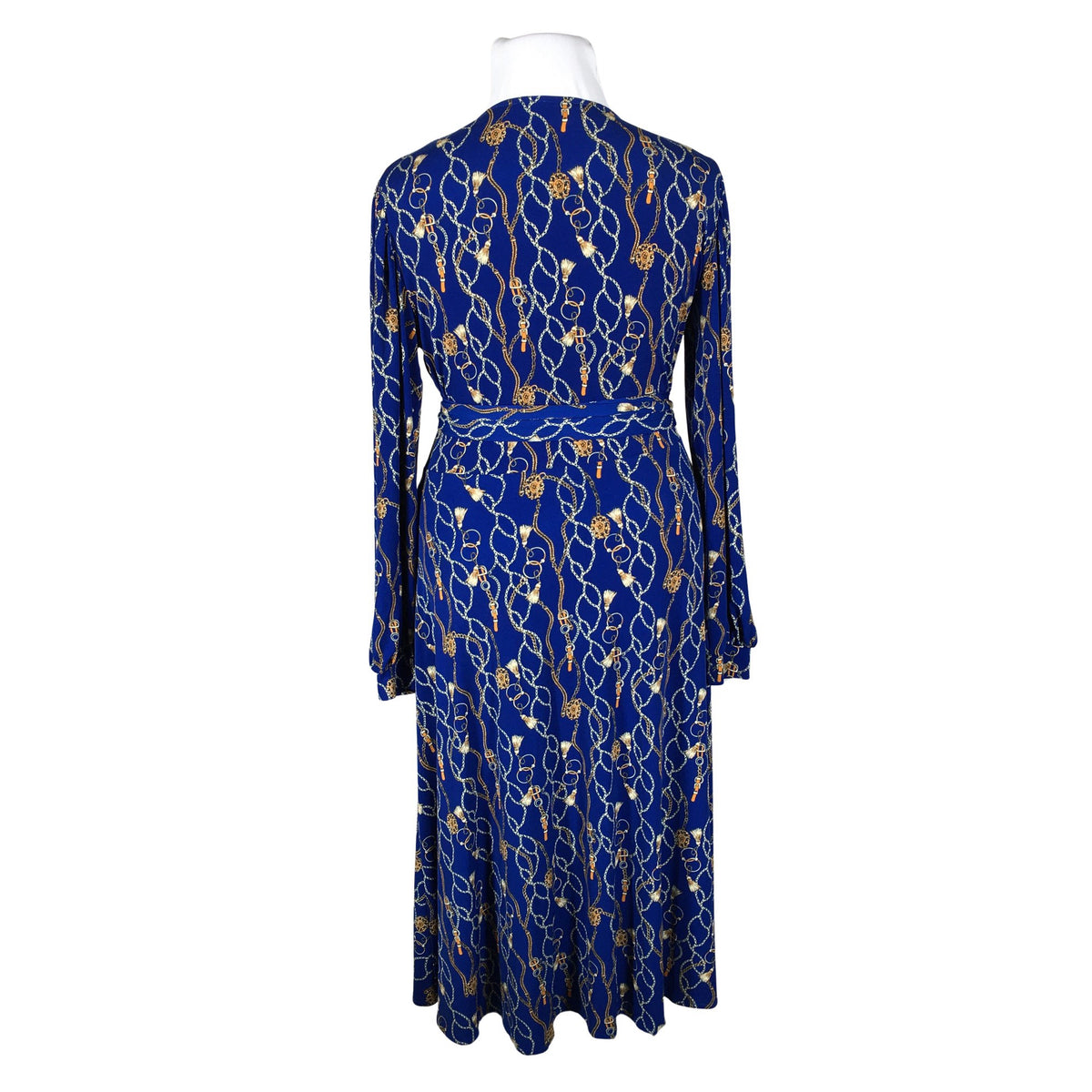 Unisex Donna Nordica - Tricot dress, size 42 - Blue (2)