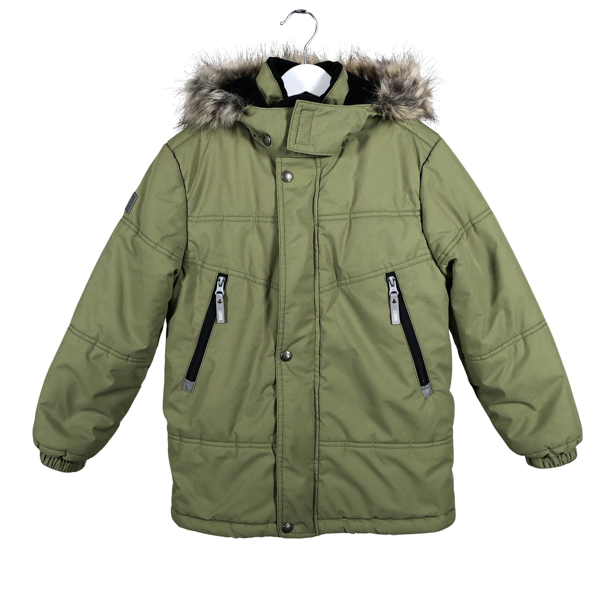 Unisex Lenne - Winter jacket, size 122 - 128 - Green (1)