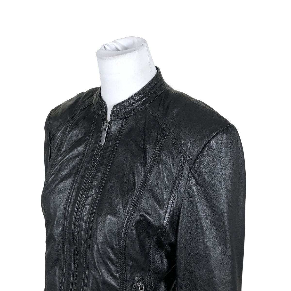 Unisex Saki - Leather jacket, size 40 - Black (3)