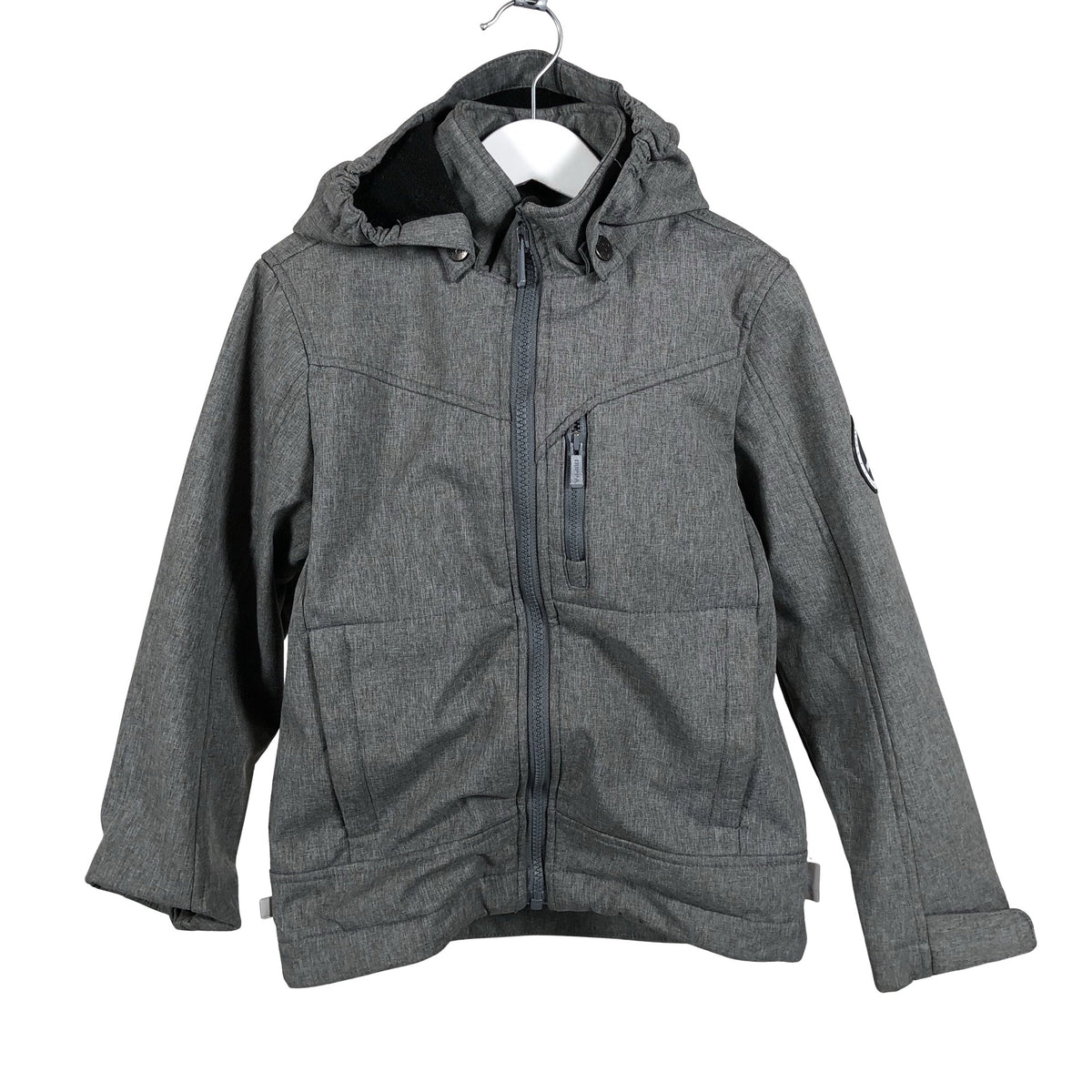 Unisex Huppa - Soft shell jacket, size 116 - 122 - Gray (1)