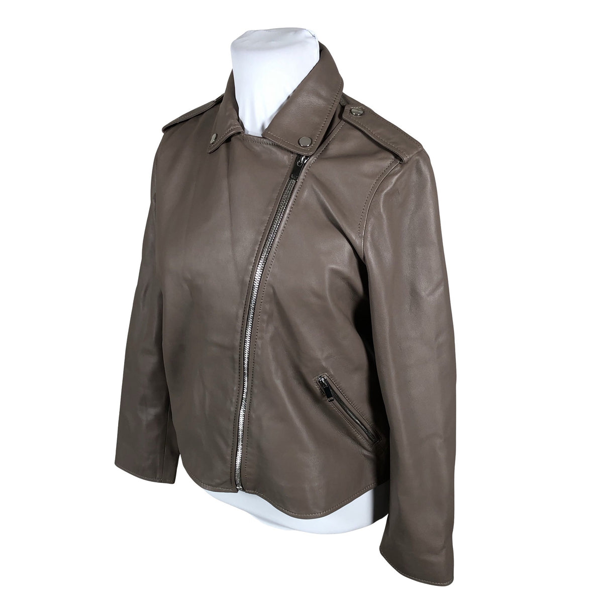 Unisex Ril's - Leather jacket, size 42 - Brown (3)