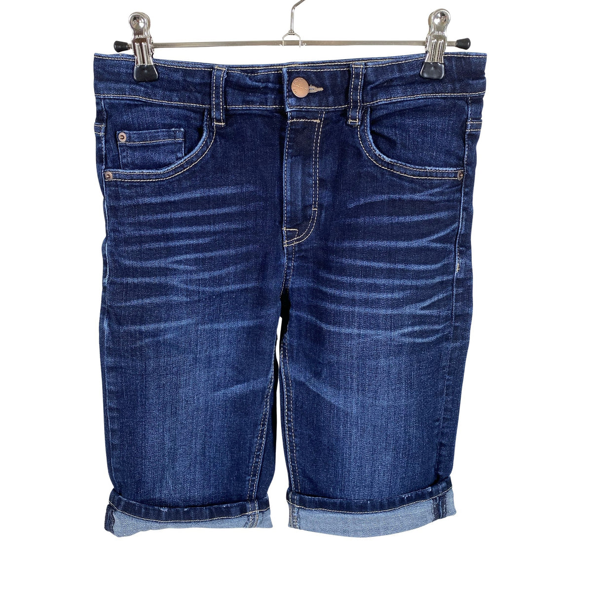 Unisex Lindex - Denim shorts, size 146 - 152 - Blue (1)