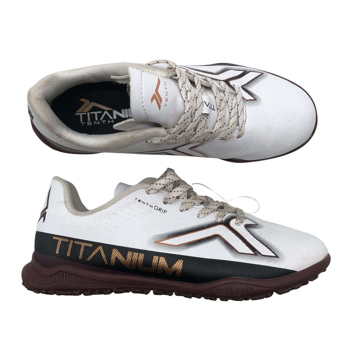 Unisex Titanium - Indoor sports shoes, size 37 - White (1)