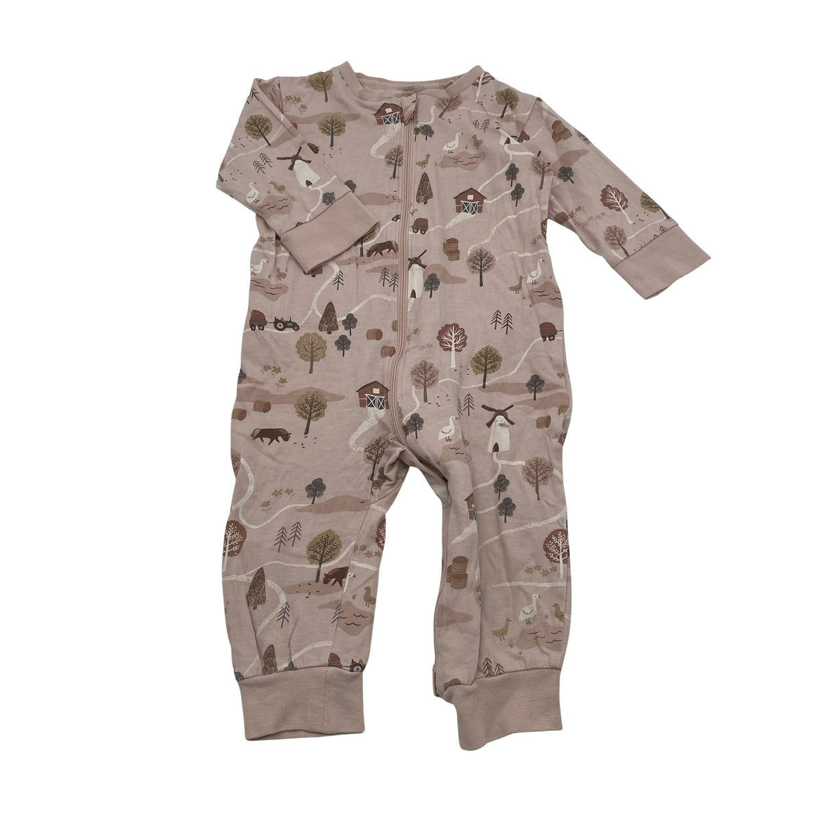 Unisex Lindex - Overalls, size 68 - 74 - Light pink (1)
