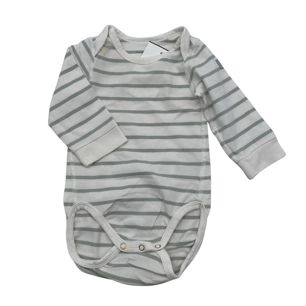 Unisex Polarn O. Pyret - Body, size 50 - 56 - White (1)