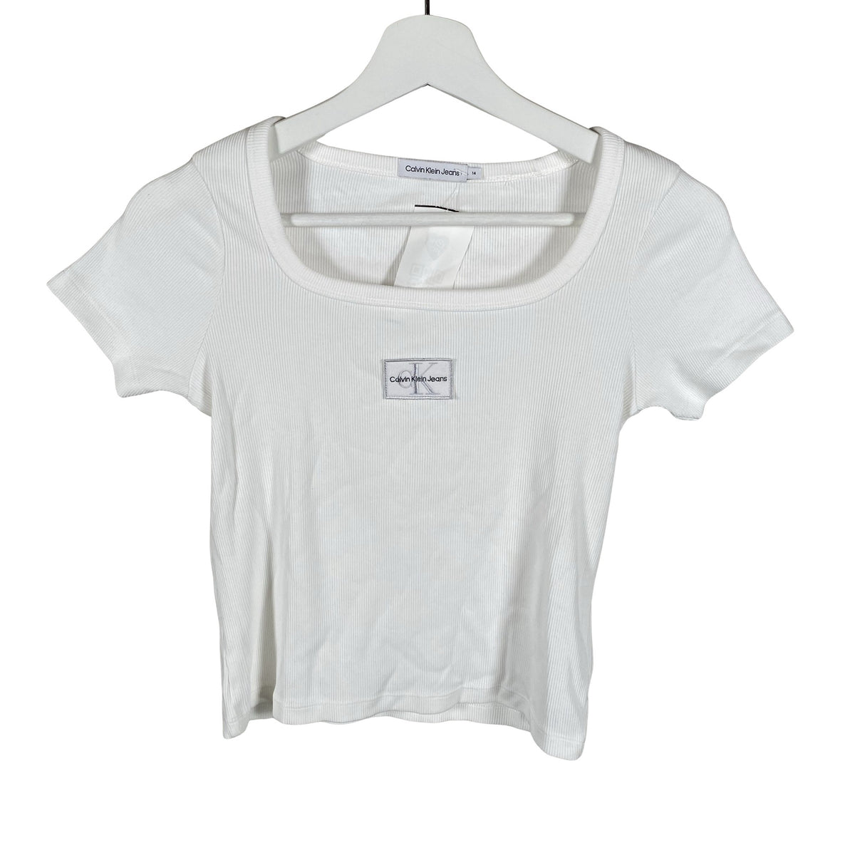 Unisex Calvin Klein Jeans - T-shirt, size 158 - 164 - White (1)