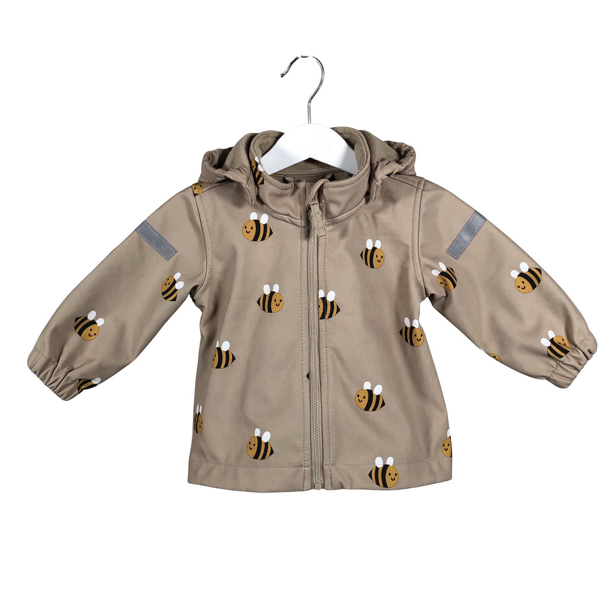 Unisex Lindex - Soft shell jacket, size 68 - 74 - Beige (1)