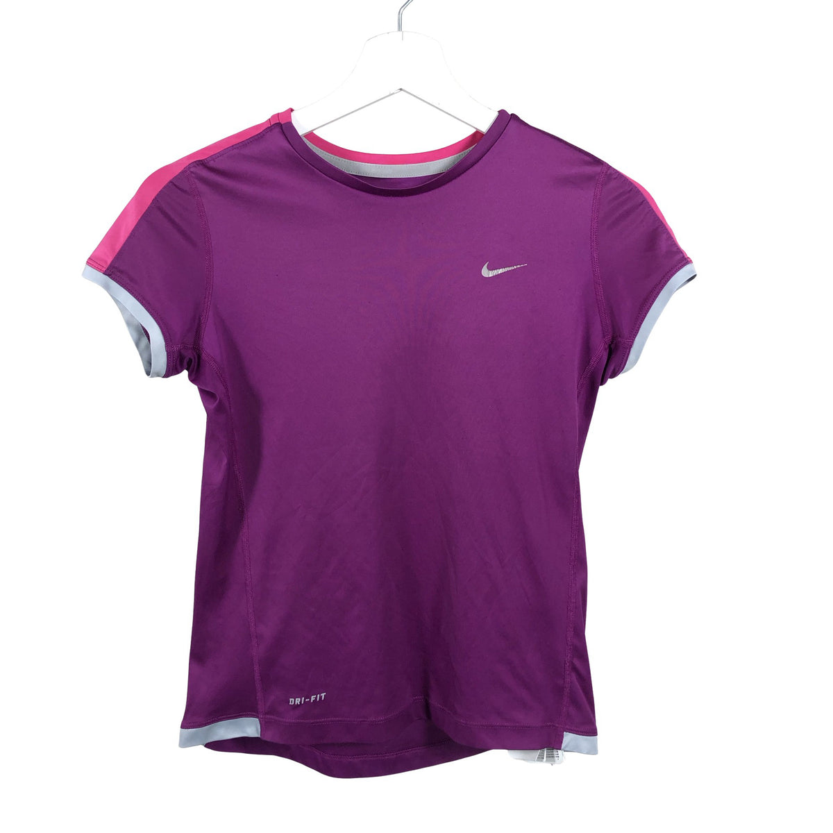 Unisex Nike - Sports shirt, short sleeve, size 152 - 158 - Violet (1)